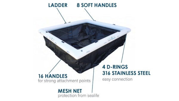 Yachtbeach Classic Pool 4x4m w. 30cm Tube - Image 3
