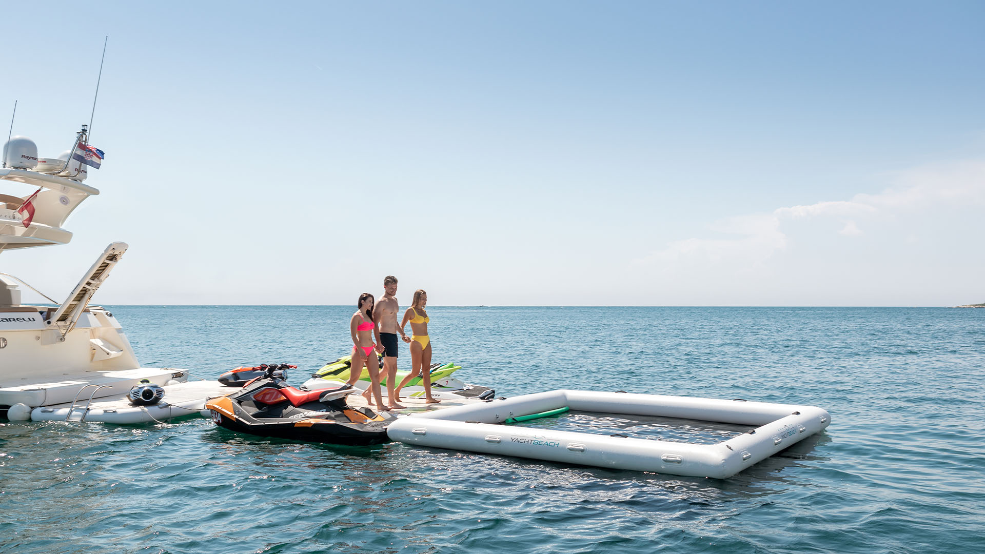 Yachtbeach Classic Pool 4x4m w. 30cm Tube - Image 4