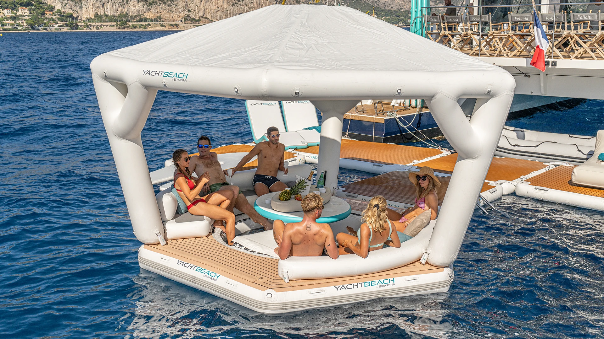 Yachtbeach Pavilion Deep Mesh Cover, 30cm 190 cm Diameter - Image 2