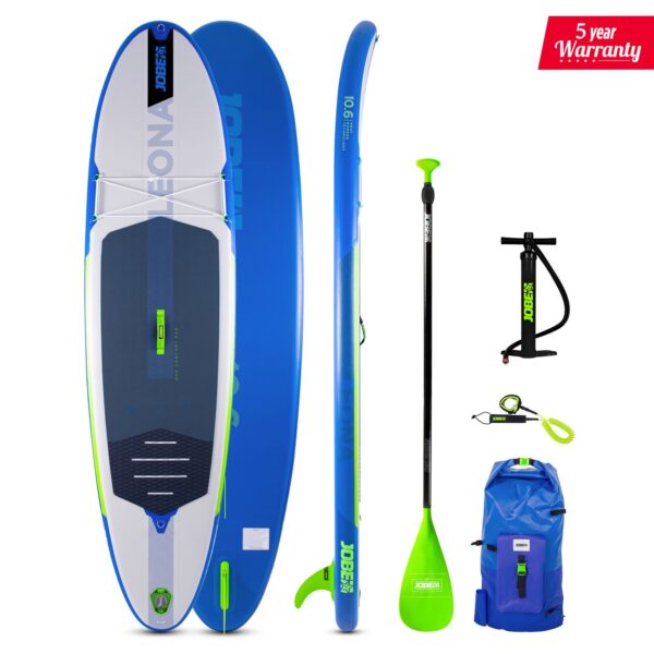 Jobe Leona 10.6 Inflatable Paddle Board Package (2022 paddle)