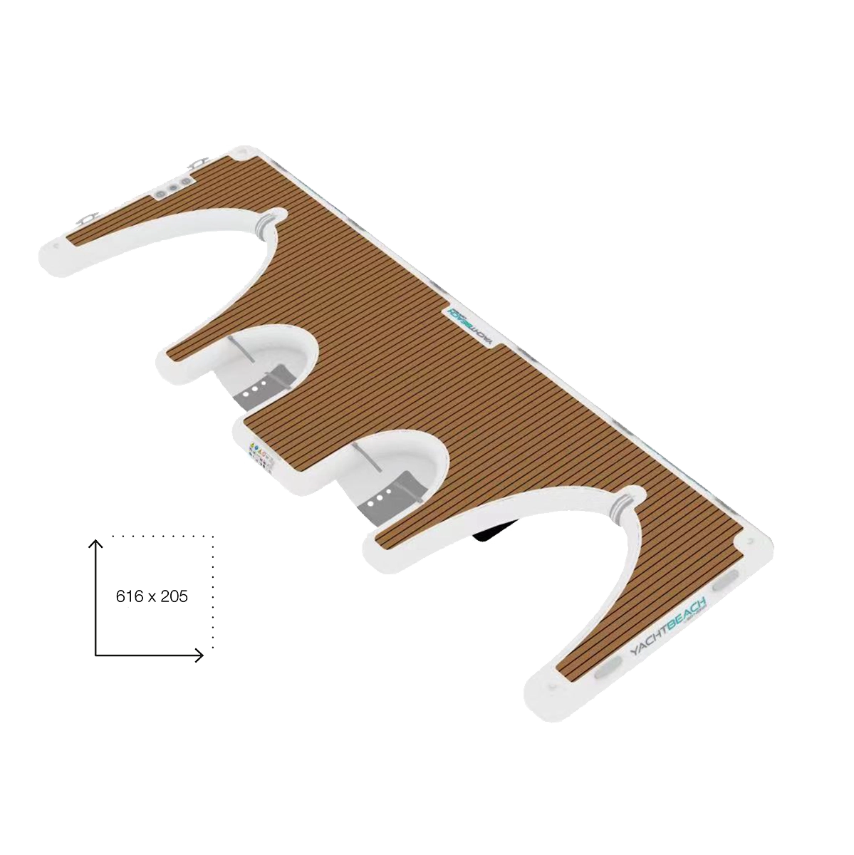 Yachtbeach Toy Dock 6.16 Dropstich 616 x 205 x 20 cm