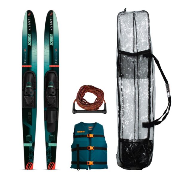 Allegre 59" Combo Skis Atlantic Green Package
